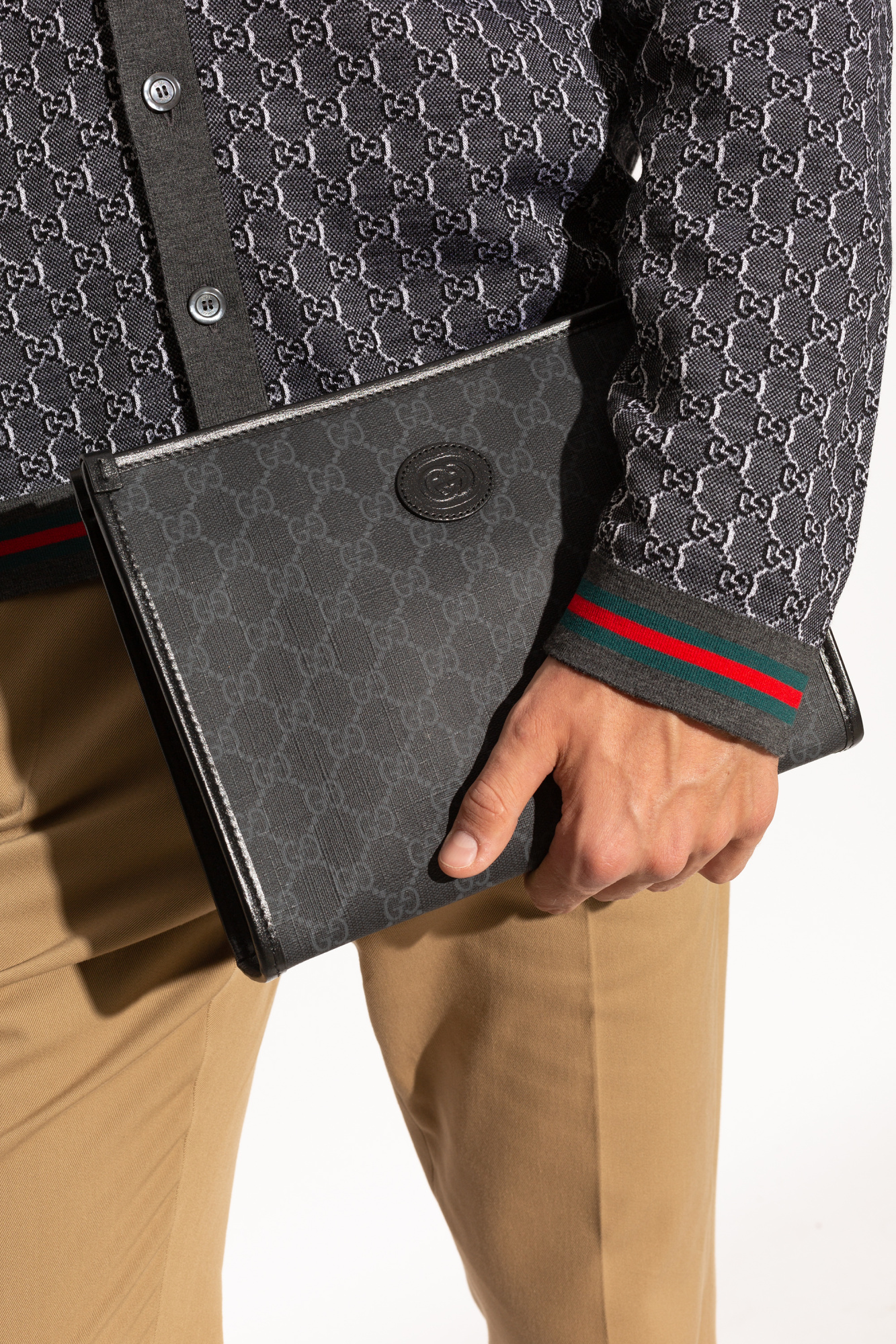 Gucci cosmetic bag black store